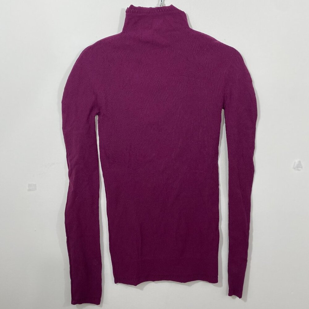 Intimate Free People Wine Colored Lace Stretch Fit Top Size XS/S